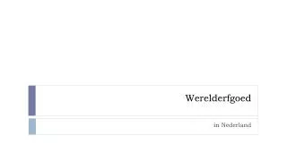 werelderfgoed