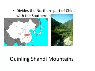 Quinling Shandi Mountains