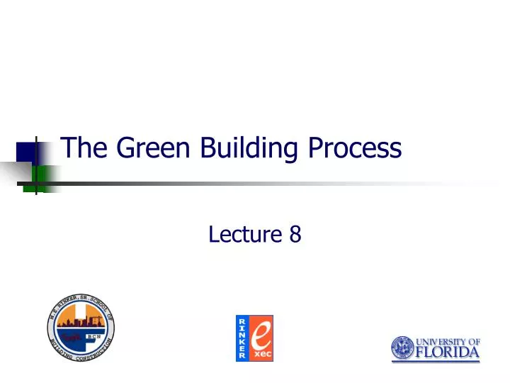the green building process
