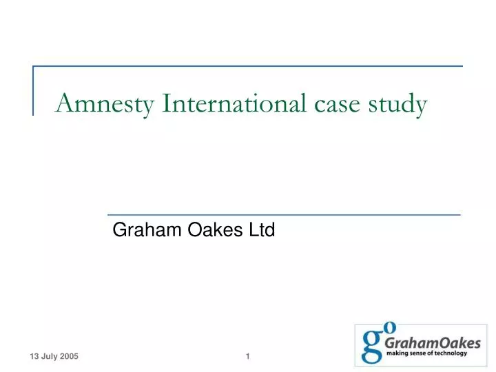 amnesty international case study
