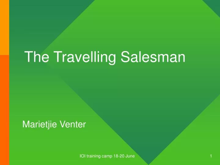 the travelling salesman