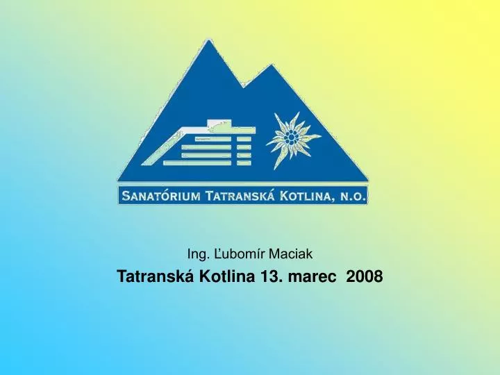 ing ubom r maciak tatransk kotlina 13 marec 2008