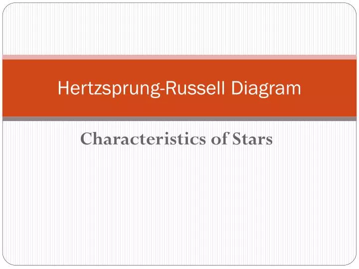 hertzsprung russell diagram