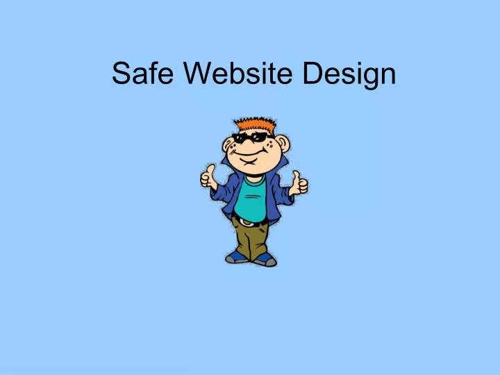 safe website design