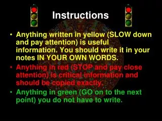 Instructions