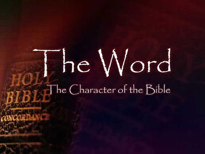 the word