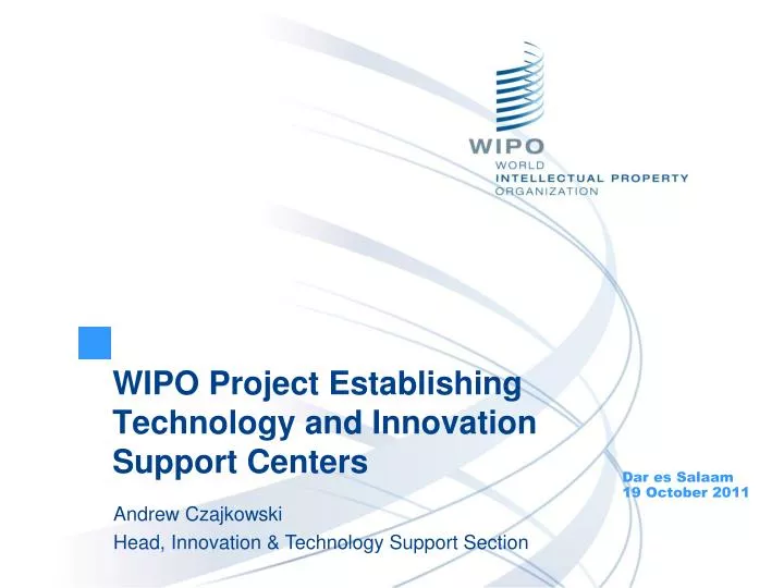 wipo project establishing technology and innovation support centers