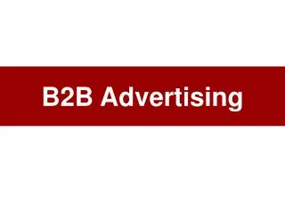 B2B Advertising