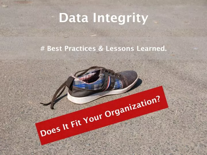 data integrity