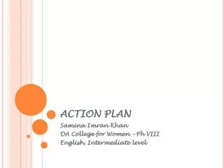 ACTION PLAN