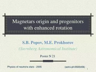 Magnetars origin and progenitors with enhanced rotation