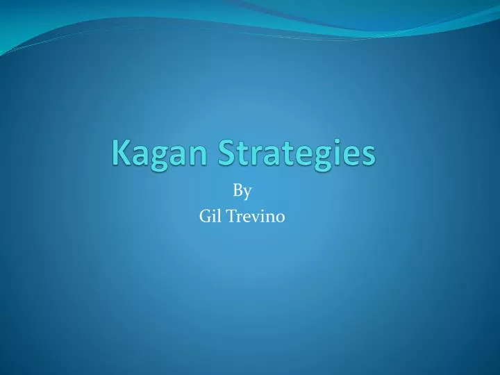 kagan strategies