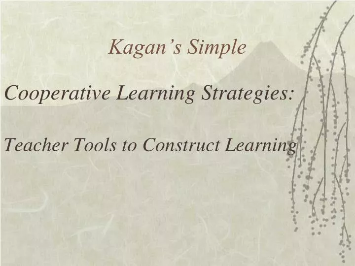 kagan s simple