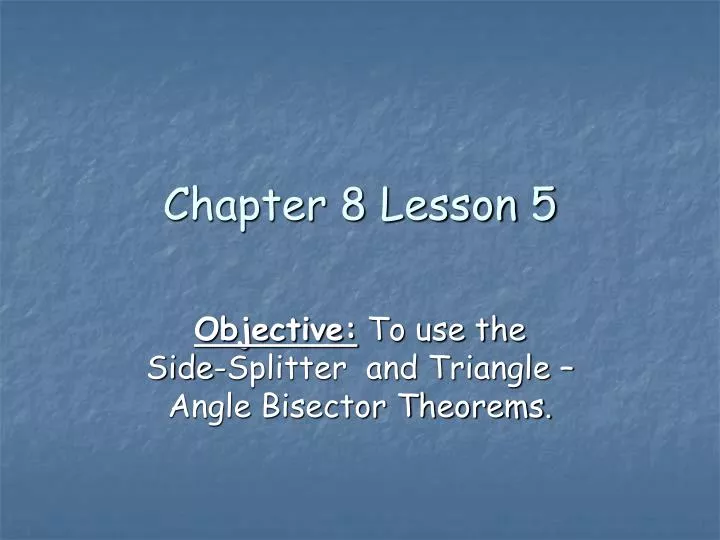 chapter 8 lesson 5