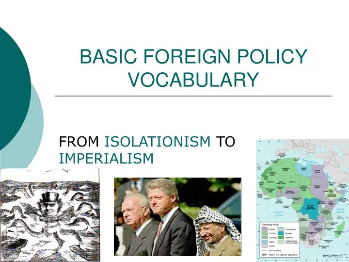 basic foreign policy vocabulary