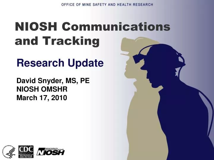 niosh communications and tracking