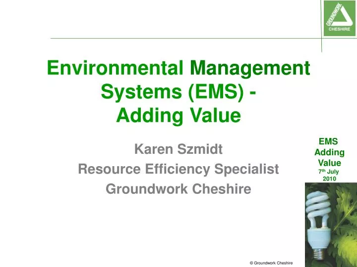 environmental management systems ems adding value