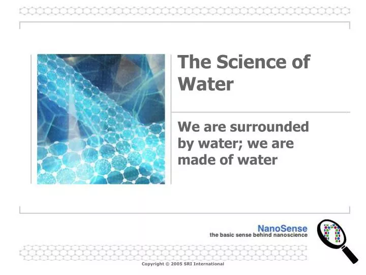 the science of water