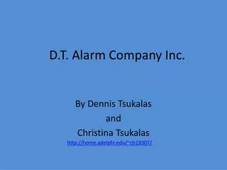 D.T. Alarm Company Inc.