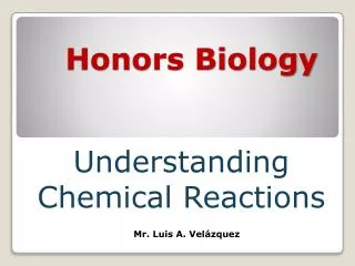 Honors Biology