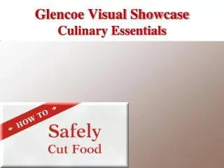 Glencoe Visual Showcase Culinary Essentials