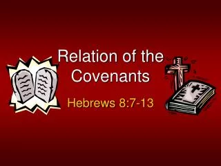 Relation of the Covenants