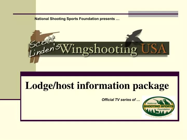 lodge host information package