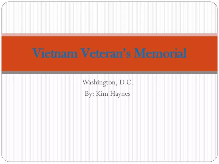 vietnam veteran s memorial