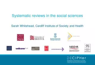 Systematic reviews in the social sciences