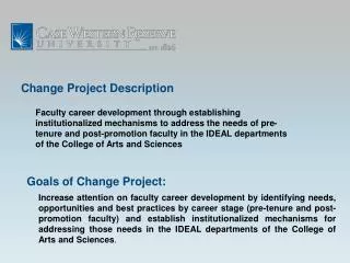 Change Project Description