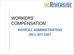 WORKERS’ COMPENSATION - slide 1