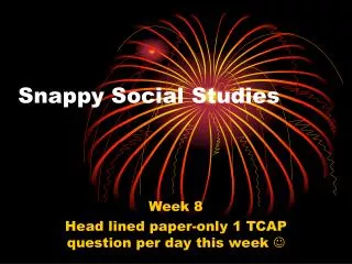 Snappy Social Studies