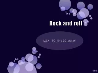 rock and roll