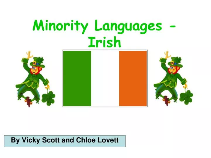 minority languages irish