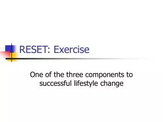 reset exercise