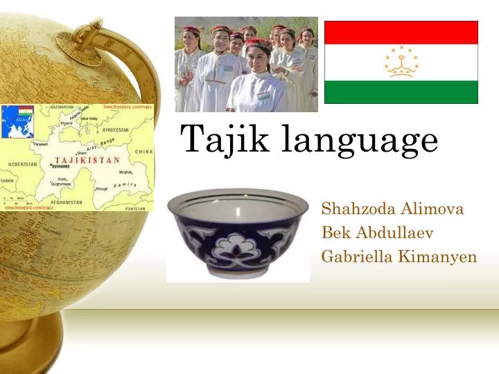 tajik language