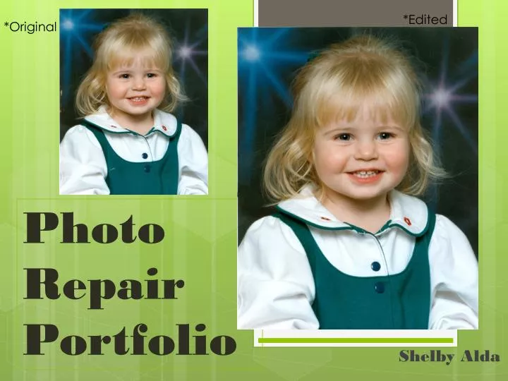 photo repair portfolio