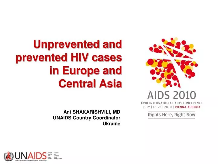 unprevented and prevented hiv cases in europe and central asia