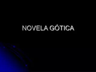 novela g tica