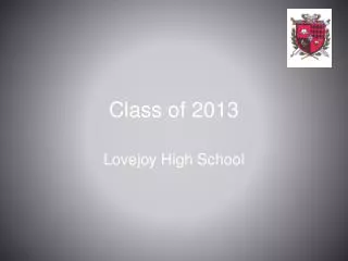 Class of 2013