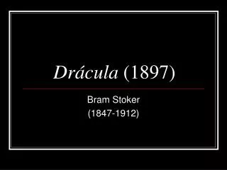 dr cula 1897