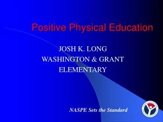 Positive Physical Education