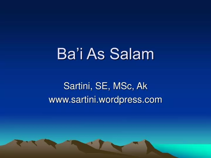 ba i as salam