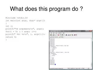 What does this program do ?
