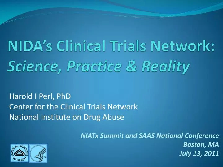 nida s clinical trials network science practice reality