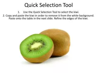 quick selection tool