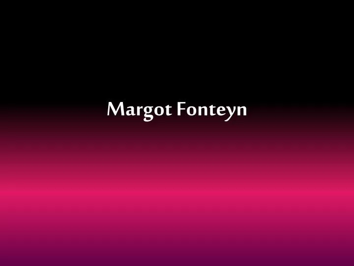 margot fonteyn