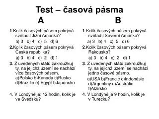 test asov p sma a b