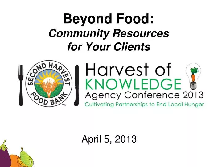 beyond food community resources for your clients