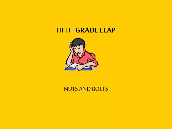 fifth grade leap